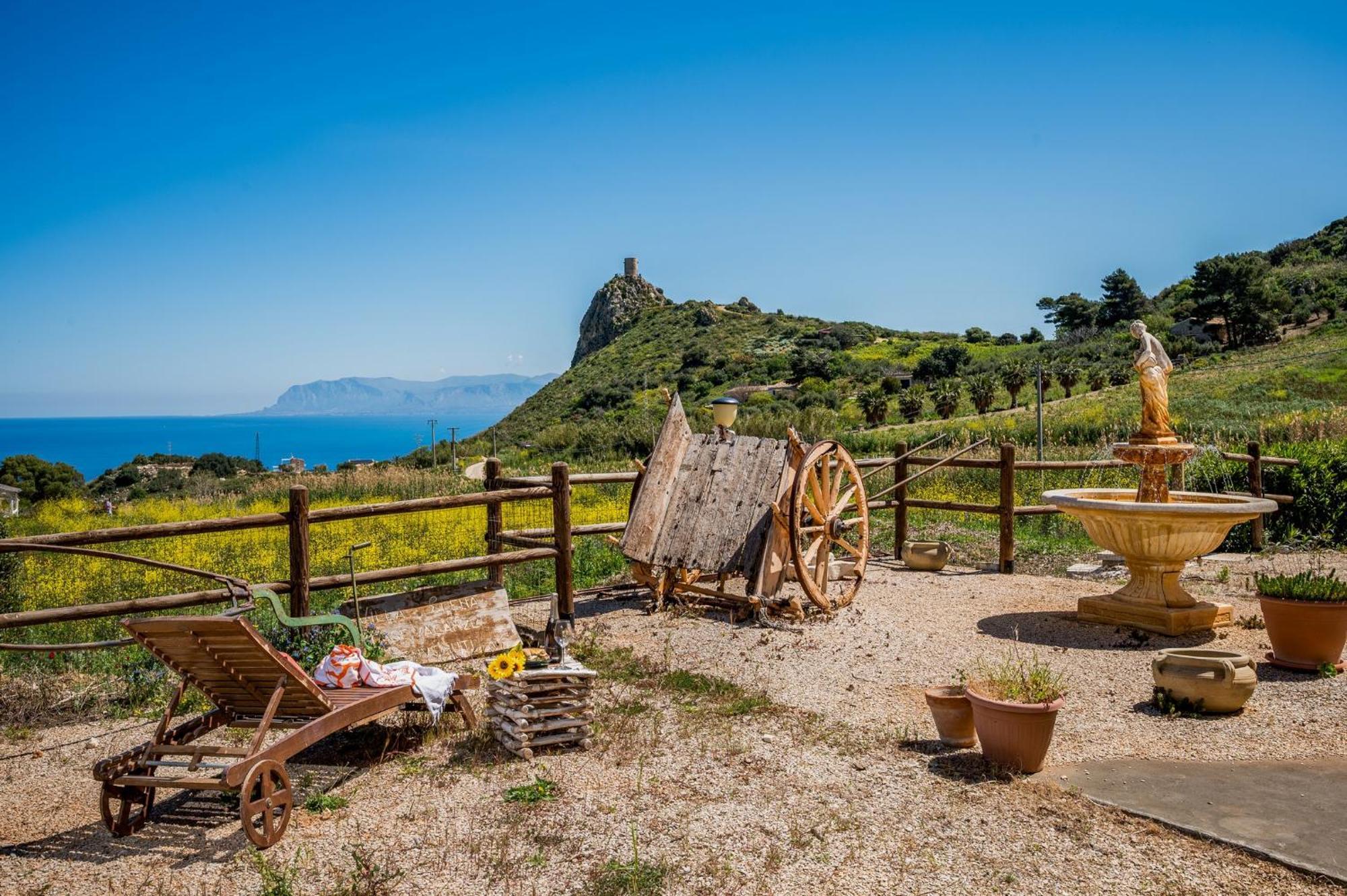 Villa Elena vicino la Riserva naturale dello Zingaro Scopello  Esterno foto